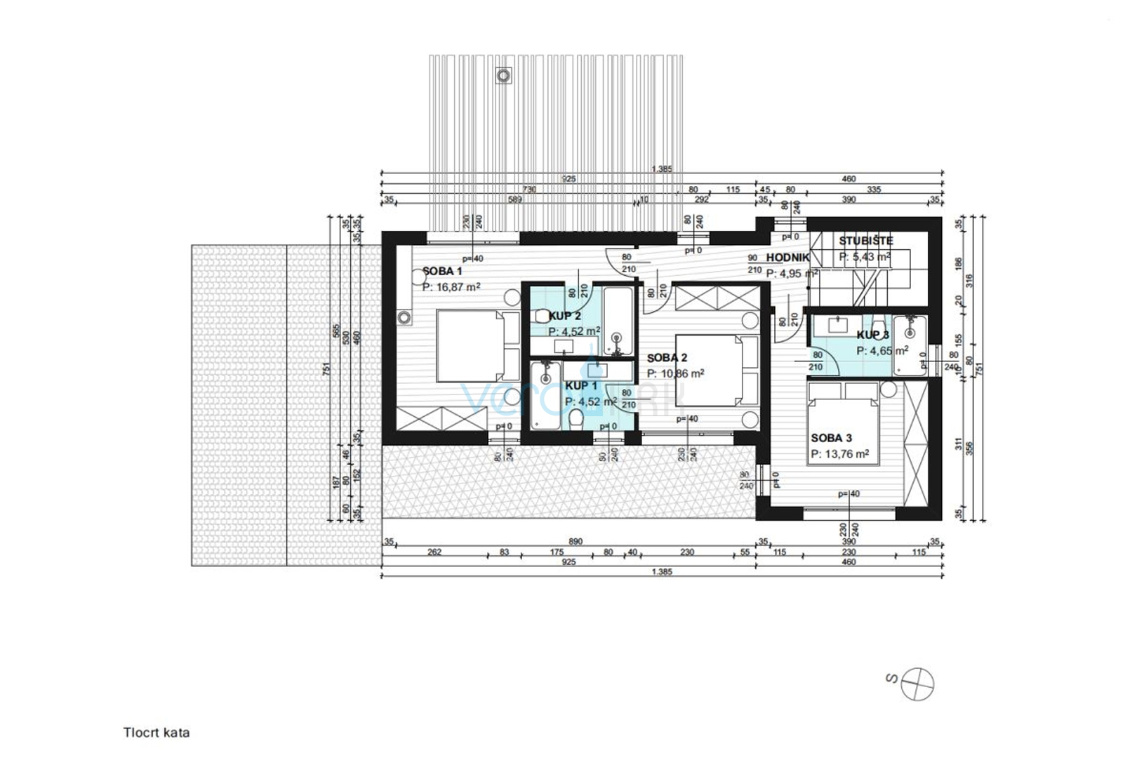 Vrbnik, okolica, Građevinsko zemljište s predanom dokumentacijom, prodaja